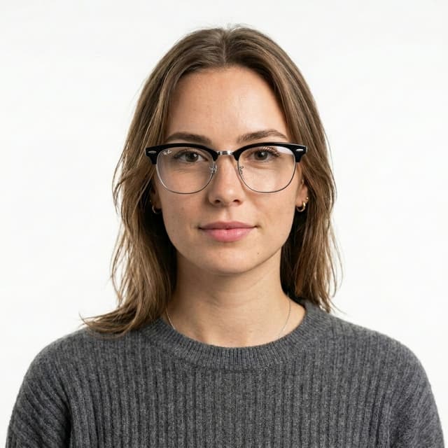 Clubmaster Optics RX5154 — Black/Silver