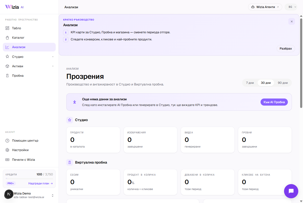 Анализите на Пробната — фуния, тренд и топ продукти